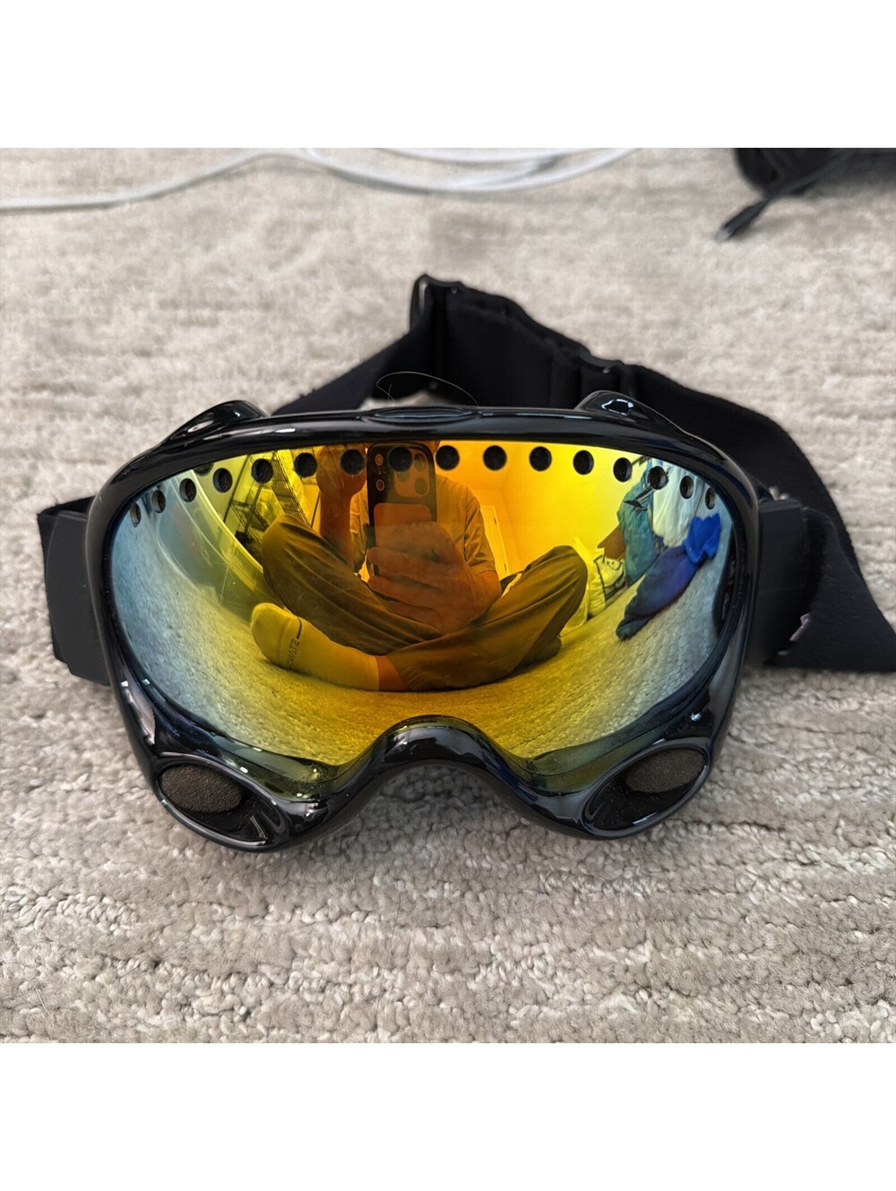 Oakley A-Frame Ski Goggles Black FRAMES ONLY Adjustable